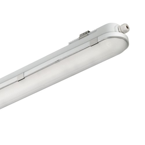 Philips Coreline LED 840 4000K LED waterproof WT120C waterdicht opbouwarmatuur IP65 met polycarbonaat kap